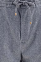 Gray Wool Oves Aries Casual Pants 3