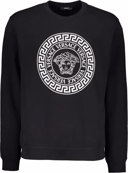 Black Cotton Sweatshirt
