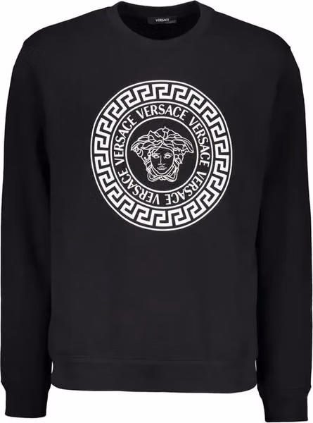 Black Cotton Sweatshirt