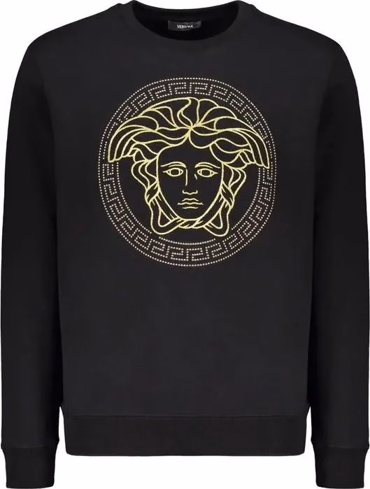 Black Cotton Sweatshirt