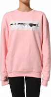 Pink Cotton Logo Long Sleeves Pullover Sweater 2