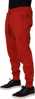Red DG Logo Cotton Jogger Men Sweatpants Pants 3