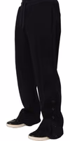 Black Drawstring Viscose Jogger Men Sweatpants Pants 3