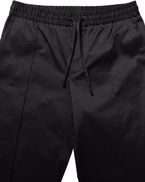 Black Drawstring Cotton Jogger Men Sweatpants Pants