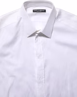 White Cotton Long Sleeves Men Dress Shirt 4