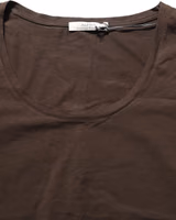 بلوزة كاجوال بأكمام طويلة بياقة دائرية باللون البني 5