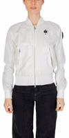 White Polyamide Bomber 1