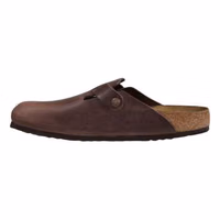 Brown Leather Clogs 3