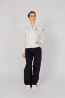 White Polyamide Bomber 5