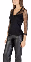 Black Polyester Blouse 4