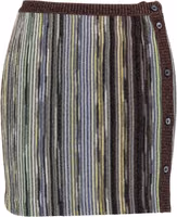 Multicolor Viscose Long Skirt 1