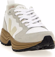 Beige Recycled Polyester Athletic Sneakers 2