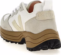 Beige Recycled Polyester Athletic Sneakers 3