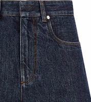 Blue Cotton Bermuda Shorts 3