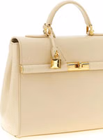 White Lamb Leather Handbag 3