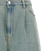Blue Cotton Bermuda Shorts 3