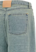 Blue Cotton Bermuda Shorts 4