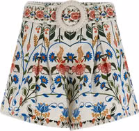 Multicolor Cotton Bermuda Shorts 1