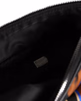 Brown Tiger Print Nylon Fanny Waist Pack Borse Men Bag 1