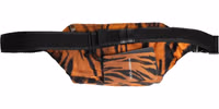 Brown Tiger Print Nylon Fanny Waist Pack Borse Men Bag 5