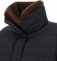 Black Cotton Full-Length Jacket 4