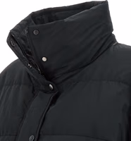 Black Cotton Full-Length Jacket 5