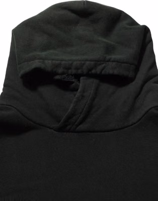 Black Cotton Hooded Men Sweatshirt Sweater