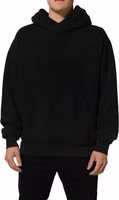 Black Cotton Hooded Men Sweatshirt Sweater 2