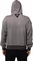 Gray Graphic Hooded Sweatshirt Men Sweater 4