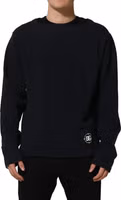 Dark Blue Logo Cotton Sweatshirt Sweater 2