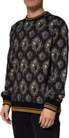 Black Sacred Heart Cotton Sweatshirt Sweater 3