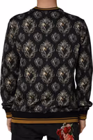 Black Sacred Heart Cotton Sweatshirt Sweater 4
