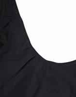 Black Cutout Logo One Piece Swimsuit Swimwear 3