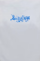 تيشيرت أبيض من القطن بطبعة Sketchy 3