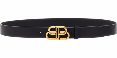 Black Calfskin Regular Belt