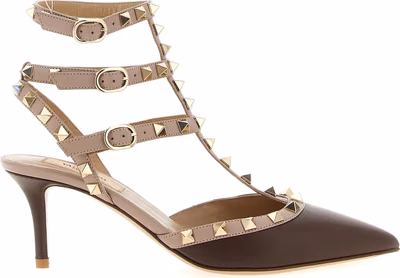 Multicolor Lamb Leather Mid Heel Pumps