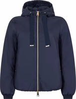 Blue Polyamide Full-Length Jacket 1