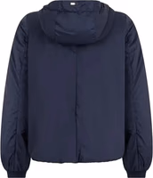 Blue Polyamide Full-Length Jacket 2