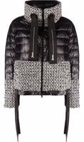 Black Polyamide Full-Length Jacket 1