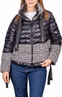 Black Polyamide Full-Length Jacket 3
