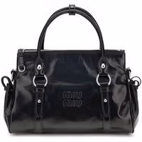 Black Calf Leather Bos Taurus Handbag 1