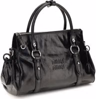 Black Calf Leather Bos Taurus Handbag 2