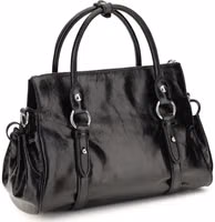 Black Calf Leather Bos Taurus Handbag 3