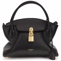 Black Calf Leather Bos Taurus Handbag 1