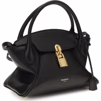 Black Calf Leather Bos Taurus Handbag 2