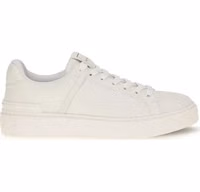 White Calf Leather Bos Taurus Athletic Sneakers 1
