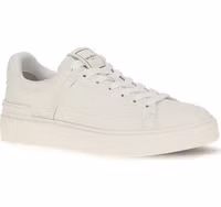 White Calf Leather Bos Taurus Athletic Sneakers 2