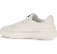 White Calf Leather Bos Taurus Athletic Sneakers 3