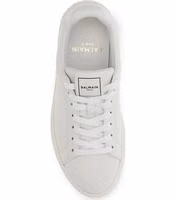 White Calf Leather Bos Taurus Athletic Sneakers 4