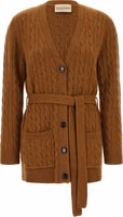 Brown Cashmere Cardigan 1